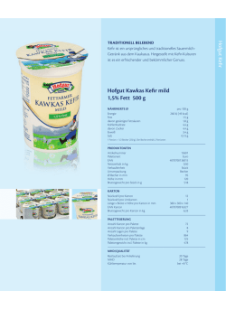Hofgut Kawkas Kefir mild 1,5% Fett 500 g