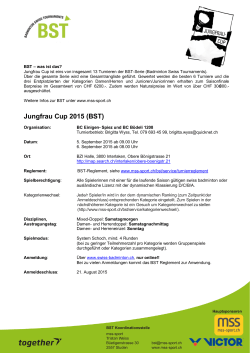 Jungfrau Cup 2015 (BST)
