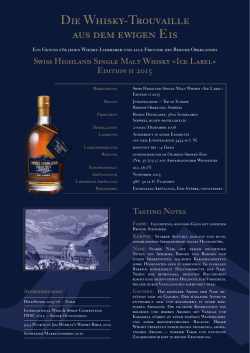 Ice Label Produkteblatt Edition II 2015
