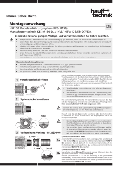 HSI 150/KES-M 150 - Hauff Technik Datenbank