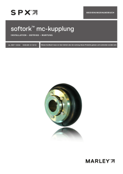 softork™ mc-kupplung - SPX Cooling Technologies