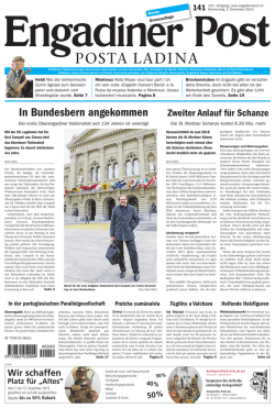 In Bundesbern angekommen