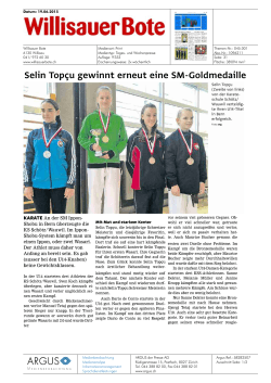 Selin Topcu gewinnt erneut eine Goldmedaille