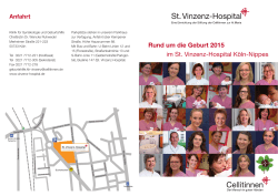 Rund um die Geburt 2015 im St. Vinzenz-Hospital Köln
