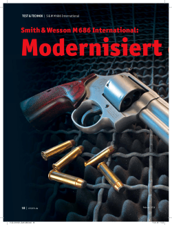 Smith & Wesson M 686 International: