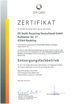 zertifikat