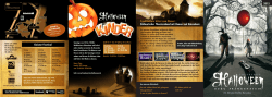 Halloween Flyer mit Lageplan als PDF - Halloween