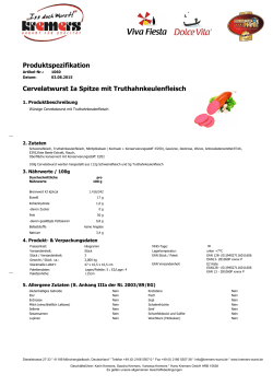 pdf 1060 – Cervelatwurst Ia Spitze mit Truthankeulenfleisch