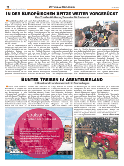 In der europ&auml;ischen Spitze weiter vorger&uuml;ckt