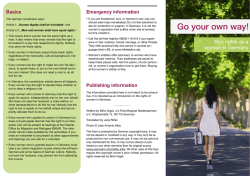 Go your own way! - Wie kann ich helfen?