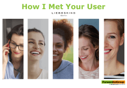 How I Met Your User