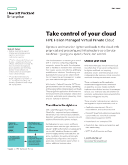 Take control of your cloud