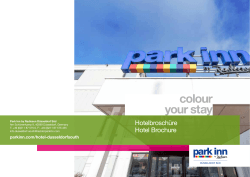colour your stay - Park Inn by Radisson Hotel Düsseldorf Süd