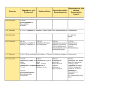 Gottesdienste 12-2015 und 01-2016