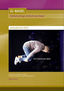 Jahresbericht 2012 - GI