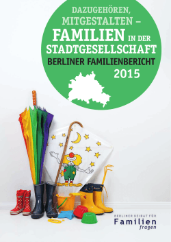 Berliner Familienbericht 2015 - Demografieportal des Bundes und