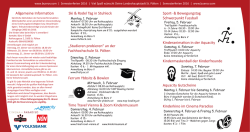 detailierte Programm