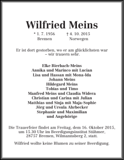 Wilfried Meins - Weser