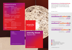 enercity Strom. Allgemeine Preise