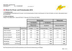 GN Strom f&uuml;r Privat- und Firmenkunden 2015