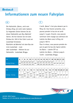 Informationen Haltestelle "Baron"