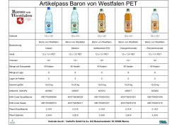 Baron von Westfalen Artikelpass