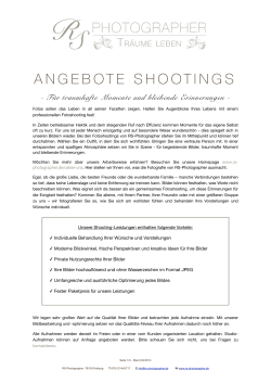 angebote shootings - RS