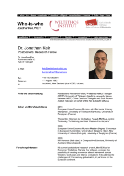 Dr. Jonathan Keir