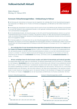 Euroraum: Einkaufsmanagerindizes – Enttäuschung im Februar