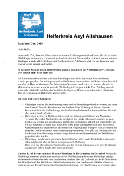 Helferkreis Asyl Altshausen