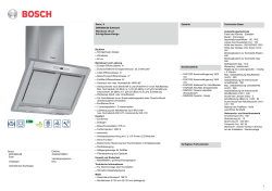 Bosch DWK068U59 Esse Vorgänger: Vertrieblicher Nachfolger