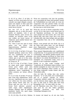 Digestenexegese WS 15/16