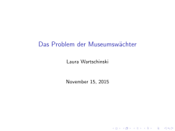 Das Problem der Museumsw&auml;chter