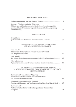 inhaltsverzeichnis - Franz Steiner Verlag