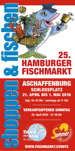 Programm des Fischmarkts 2016