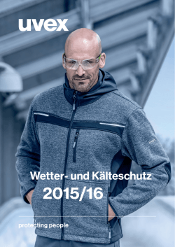uvex Herbst-/ Winterkatalog 2015/2016