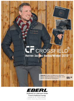 Herren Jacken Herbst/Winter 2015