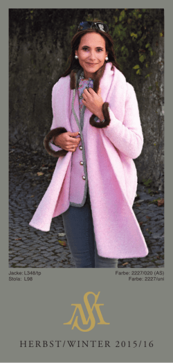 herbst/winter 2015/16 - Mirabell Strickereiwaren GesmbH