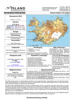 Island erleben und Weben