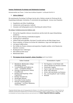 Handout - Verlauf eines &auml;rztlichen Gespr&auml;chs