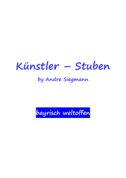 Künstler – Stuben