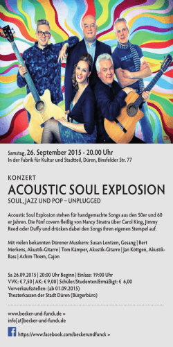 acoustic soul explosion