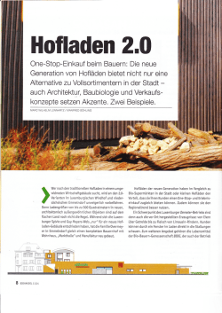 Hofladen 2.0 - hain architektur