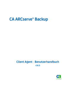 CA ARCserve Backup - Client Agent