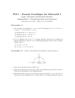 FGI-1 &ndash; Formale Grundlagen der Informatik I
