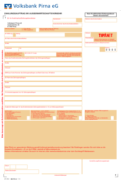 Formular Auslandszahlungsauftrag Z1