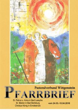 Kommunionkinder - Pastoralverbund Wittgenstein