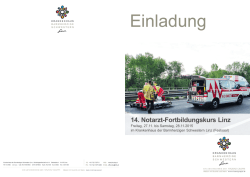 Einladung - Krankenhaus der Barmherzigen Schwestern Linz