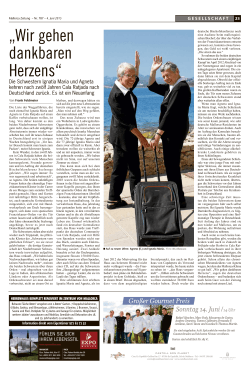 Mallorca-Zeitung, 4. Juni 2015