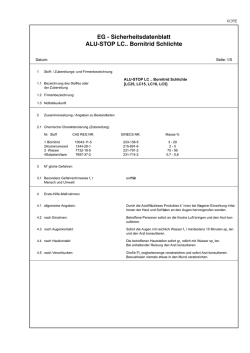 EG - Sicherheitsdatenblatt ALU-STOP LC.. Bornitrid - rauch